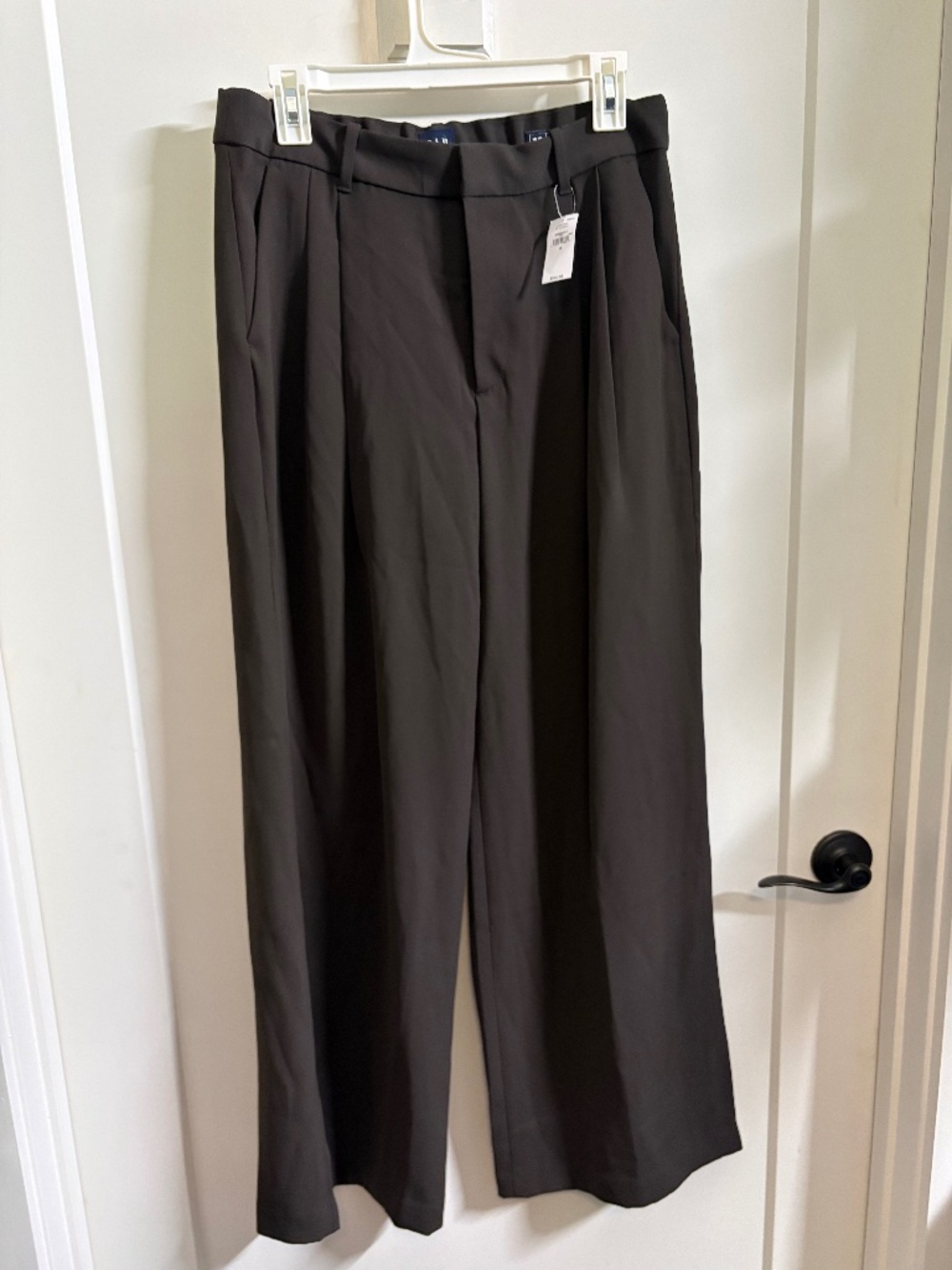 GAP High waisted wide leg brown trouser